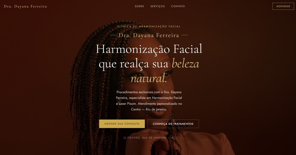 Dra. Dayana Ferreira — Harmonização Facial & Laser Pisom